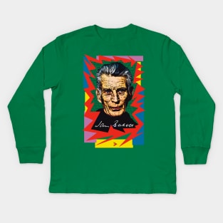 Samuel Beckett - Wrinkles of Lucidity II Kids Long Sleeve T-Shirt